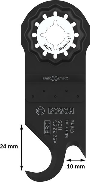 BOSCH PRO ASZ 32 SC Blatt für Multifunktionswerkzeuge, 24 x 11 mm