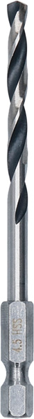 BOSCH HSS PointTeQ Sechskantbohrer 4,5 mm