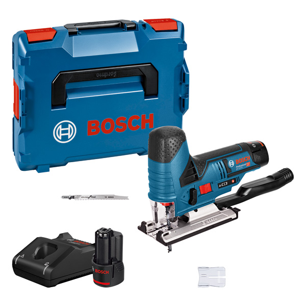 BOSCH Professional 12V System Akku-Stichsäge GST 12V-70 + 2× GBA 12 3.0Ah, GAL 12V-40 in L-BOXX BOSCH Professional 12V System Akku-Stichsäge GST 12V-70 + 2× GBA 12 3.0Ah, GAL 12V-40 in L-BOXX