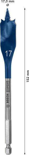 BOSCH EXPERT Self Cut Speed Flachfräsbohrer, 17 x 152 mm BOSCH EXPERT Self Cut Speed Flachfräsbohrer, 17 x 152 mm
