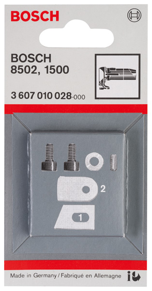 BOSCH Scherenmessersätze für Universalscheren GSC 1.6, Blech, 5-tlg.