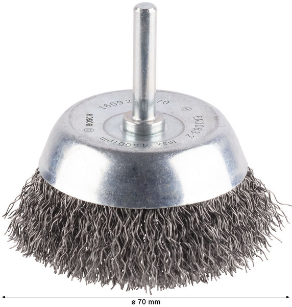 BOSCH PRO Metal clean Topfbürste, zylindrischer Schaft, 70 x 0,3 mm BOSCH PRO Metal clean Topfbürste, zylindrischer Schaft, 70 x 0,3 mm