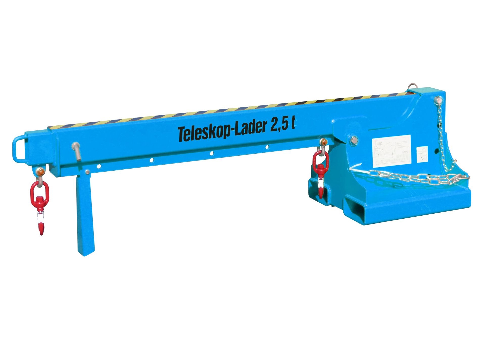 BAUER Teleskop-Lader KTH 2,5, lackiert, RAL 5012 Lichtblau BAUER Teleskop-Lader KTH 2,5, lackiert, RAL 5012 Lichtblau