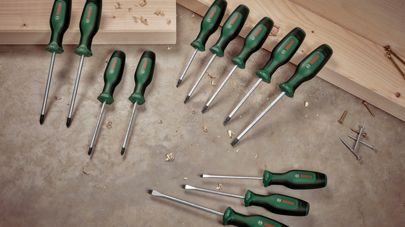 BOSCH Handwerkzeuge Schraubendreher Schlitz SL4 x 100 mm
