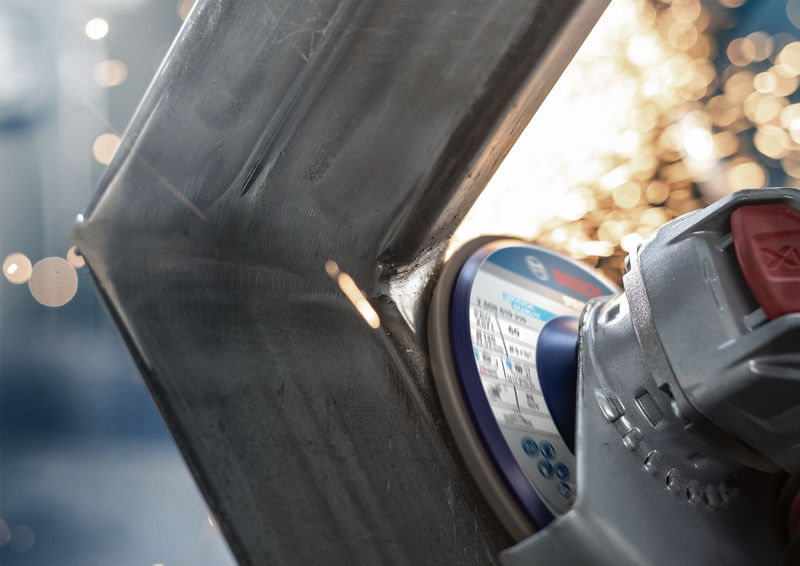 BOSCH PRO X571 Fächerschleifscheibe X-Lock, gerade, 115 mm, K40