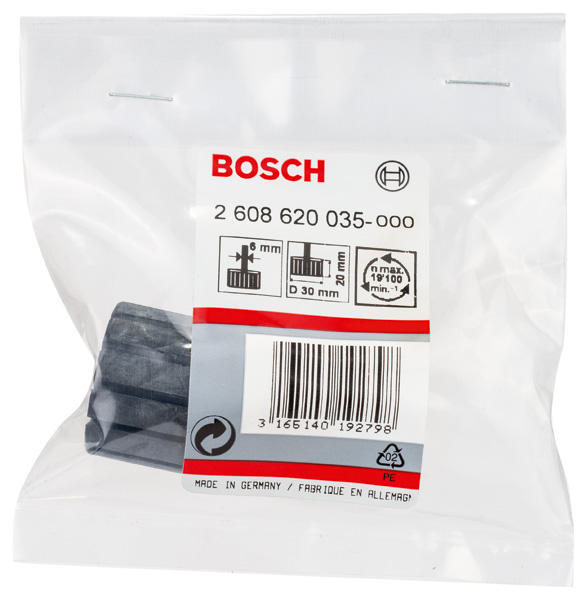 BOSCH Aufnahmeschaft für Schleifhülsen, 30 mm, 20 mm, für Geradschleifer