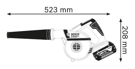 BOSCH Akku-Gebläse GBL 18 V-120 BOSCH Akku-Gebläse GBL 18 V-120