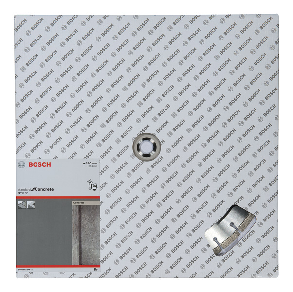 BOSCH Diamanttrennscheibe Standard for Concrete, 450 x 25,40 x 3,6 x 10 mm