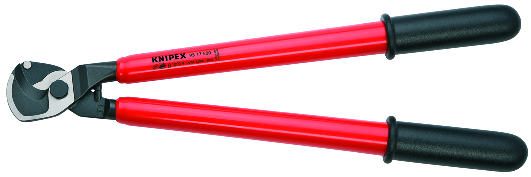 KNIPEX KNIPEX 95 17 500 Kabelschere 500 mm tauchisoliert, VDE-geprüft poliert