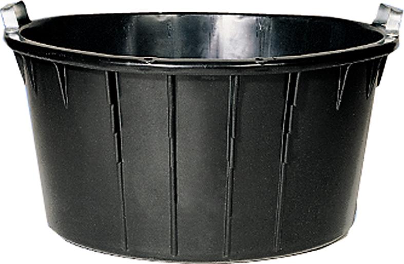 NEUTRAL Spezialkübel oval, schwarz 90 L