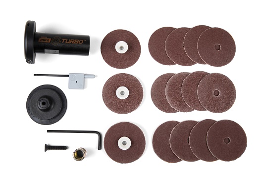 ARBORTECH Mini TURBO Kit Ø 50 mm Hartmetall Fräsaufsatz für Winkelschleifer zur Holzbearbeitung
