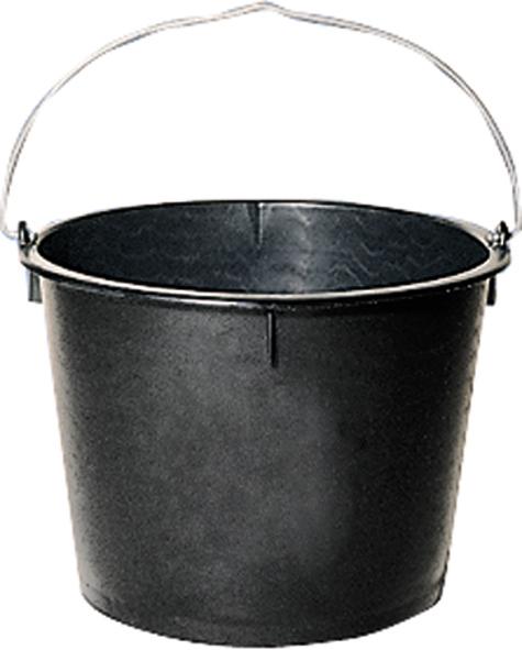 NEUTRAL Baueimer Polyeth.-Regen. schwere Ausf schwarz 20 L