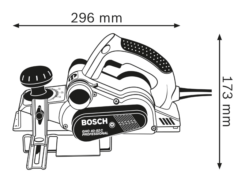BOSCH Handhobel GHO 40-82 C