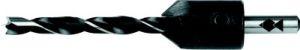 FISCH CV-Holzspiralbohrer mit HSS-Aufsteckversenker 5mm