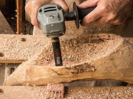 ARBORTECH TURBO Shaft ™ | Fräsaufsatz für Winkelschleifer zur Holzbearbeitung und zum Formen
