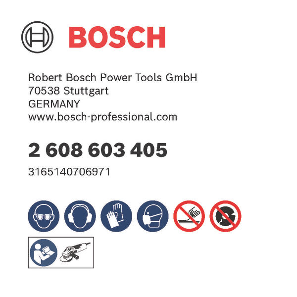 BOSCH PRO Stainless Steel and Metal Trennscheibe, 150 x 1.6 x 22.23 mm, gerade, oSa BOSCH PRO Stainless Steel and Metal Trennscheibe, 150 x 1.6 x 22.23 mm, gerade, oSa