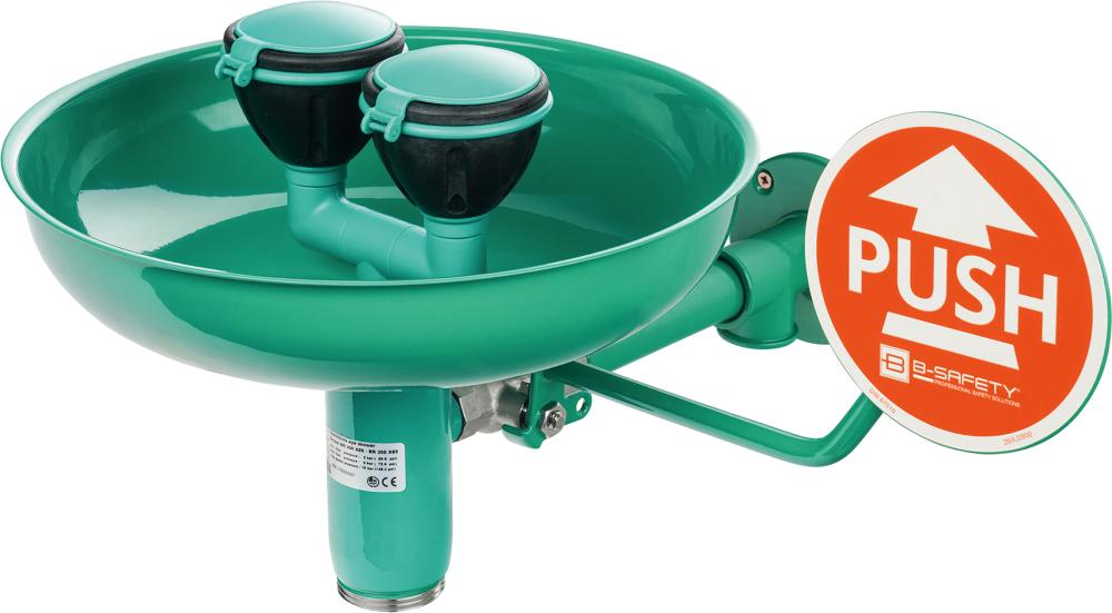 B-SAFETY PROFESSIONAL SAFETY SOLUTIONS Sicherheits-Augendusche, Auffangbecken
