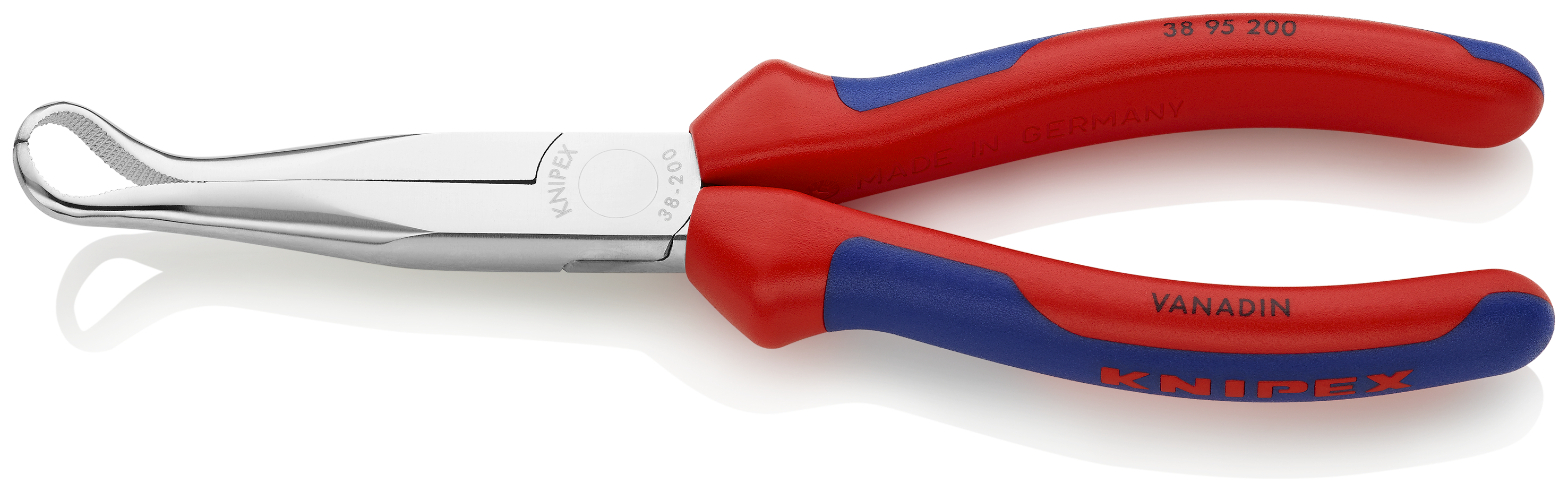 KNIPEX KNIPEX 38 95 200 Mechanikerzange 200 mm verchromt mit Mehrkomponenten-Hüllen KNIPEX KNIPEX 38 95 200 Mechanikerzange 200 mm verchromt mit Mehrkomponenten-Hüllen