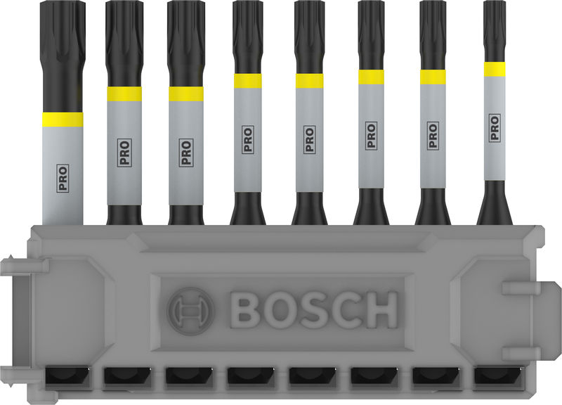 BOSCH PRO Torx Impact Bit Set, T15; T20(x2); T25(x2); T30(x2); T40, 55 mm, 8-tlg.