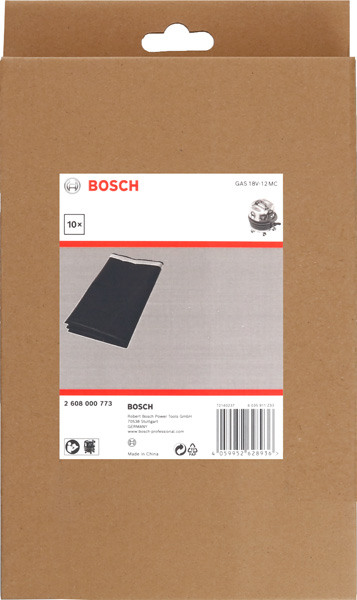 BOSCH Entsorgungssack, 265 x 125 x 12 mm
