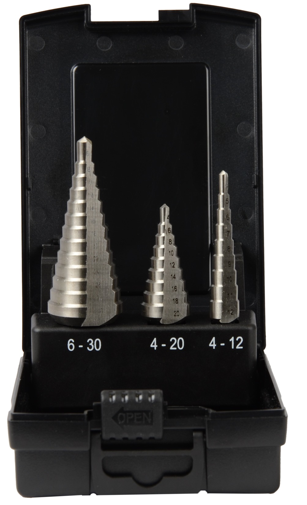 PROJAHN Stufenbohrer gerade Nut Set ECO HSS-G 3tlg PROJAHN Stufenbohrer gerade Nut Set ECO HSS-G 3tlg
