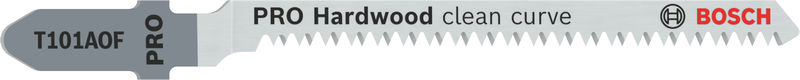 BOSCH PRO Hardwood clean curve T101AOF Stichsägeblatt, 83 mm, 3-tlg.