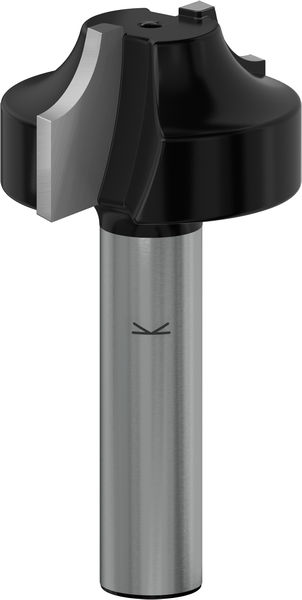 BOSCH PRO Abrundfräser, R 6,3, Schaft 8 mm