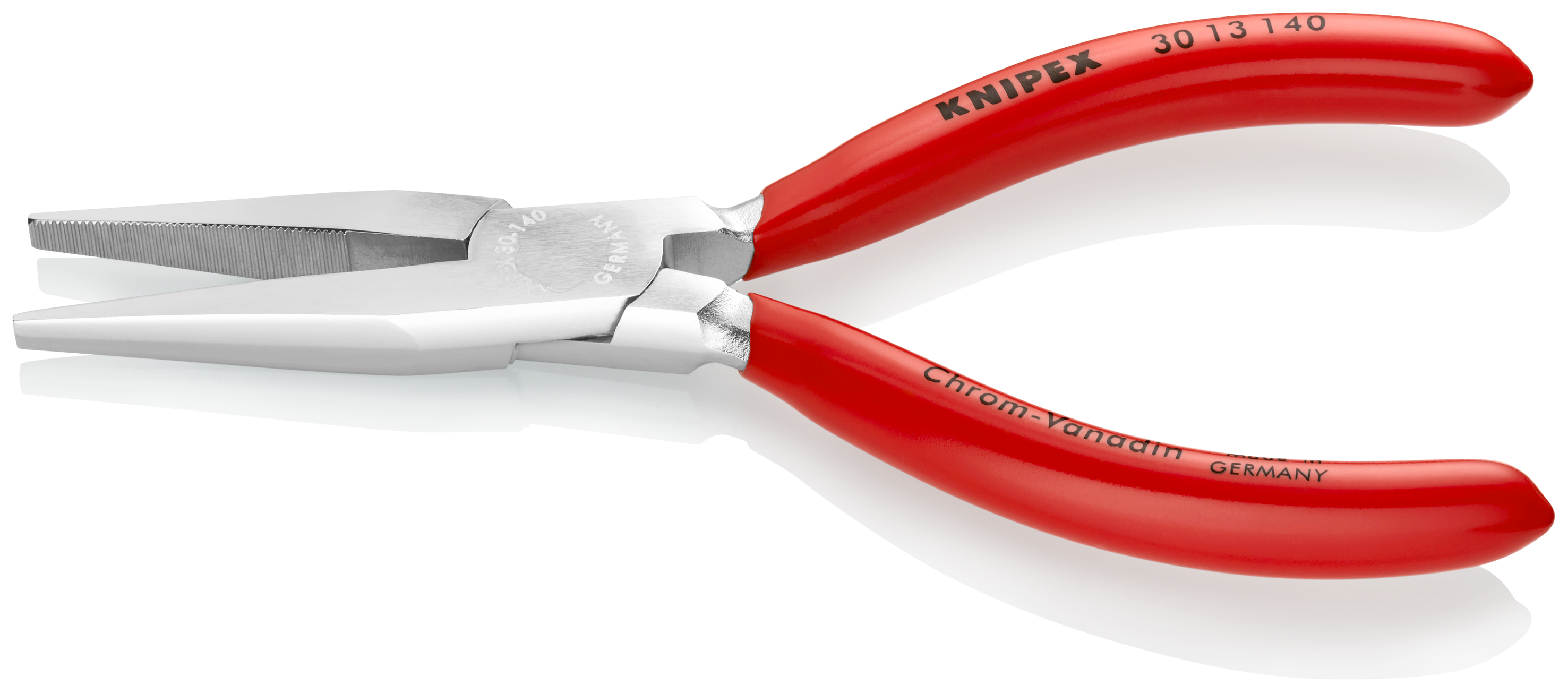 KNIPEX KNIPEX 30 13 140 Langbeckzange 140 mm verchromt mit Kunststoff überzogen