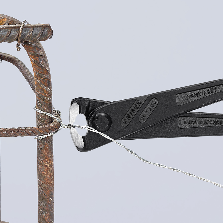 KNIPEX KNIPEX 99 11 300 Kraft-Monierzange hochübersetzt 300 mm schwarz atramentiert mit Kunststoff überzogen poliert