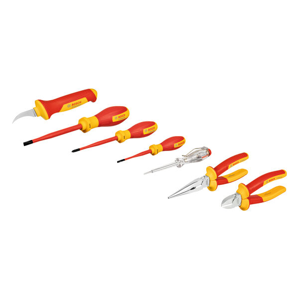 BOSCH VDE Handwerkzeug-Set, 7-teilig