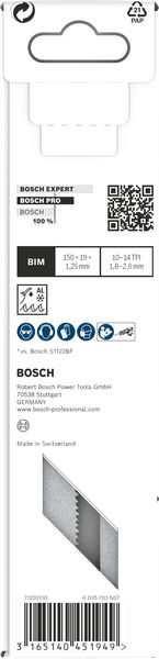 BOSCH PRO Metal Demolition S925VF Säbelsägeblatt, 1,25 x 19 x 150 mm, 5-tlg. BOSCH PRO Metal Demolition S925VF Säbelsägeblatt, 1,25 x 19 x 150 mm, 5-tlg.