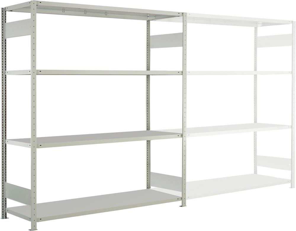 META Steckregal-GF XXL H2000mmm.4Böd.,1700x500mm