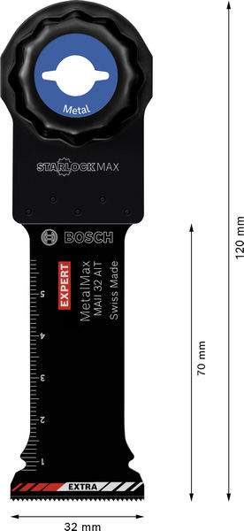 BOSCH EXPERT MetalMax MAII 32 AIT Tauchsägeblatt, 70x32 mm, 10-tlg. BOSCH EXPERT MetalMax MAII 32 AIT Tauchsägeblatt, 70x32 mm, 10-tlg.