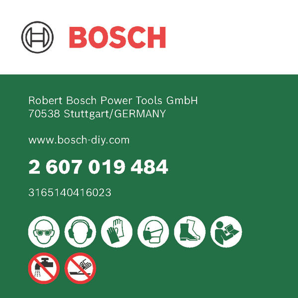 BOSCH Diamanttrennscheibe für Fliesen und Baumaterial, Durchmesser: 125 mm, 2er-Pack