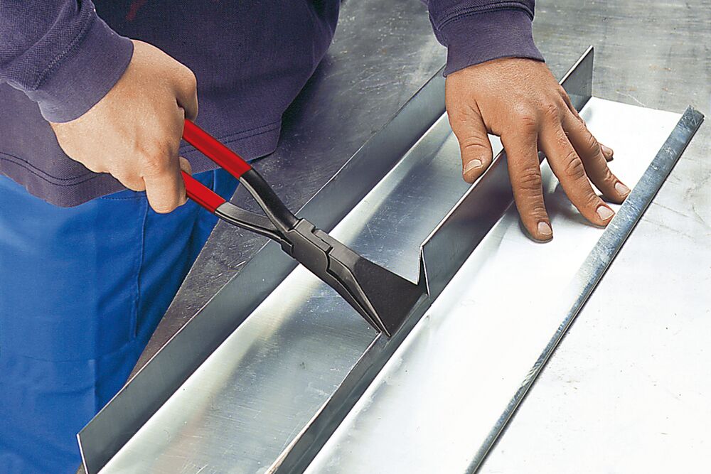 BESSEY Falzzange, PVC-beschichtete Griffe