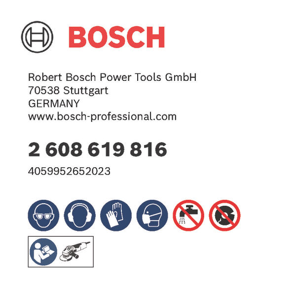 BOSCH X-LOCK-Fächerschleifscheibe X551, Expert for Metal, K: 60, 125 mm
