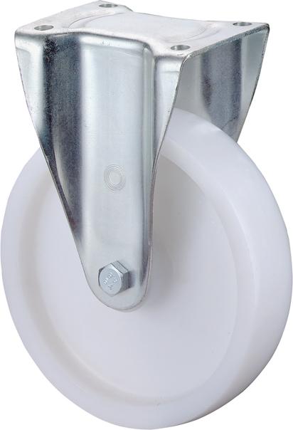 BS ROLLEN Bockrolle 200mm N110.B10 Platte,Kst.weiß,RL N110.B10.201 BS ROLLEN