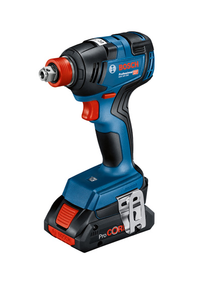 BOSCH Akku-Drehschlagschrauber GDX 18V-200, 2 x Akku GBA 18V 4.0Ah in L-Case