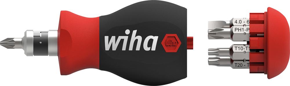 Wiha Schraubendreher mit Bit Magazin Stubby gemischt mit 7 Doppelbits Wiha Schraubendreher mit Bit Magazin Stubby gemischt mit 7 Doppelbits