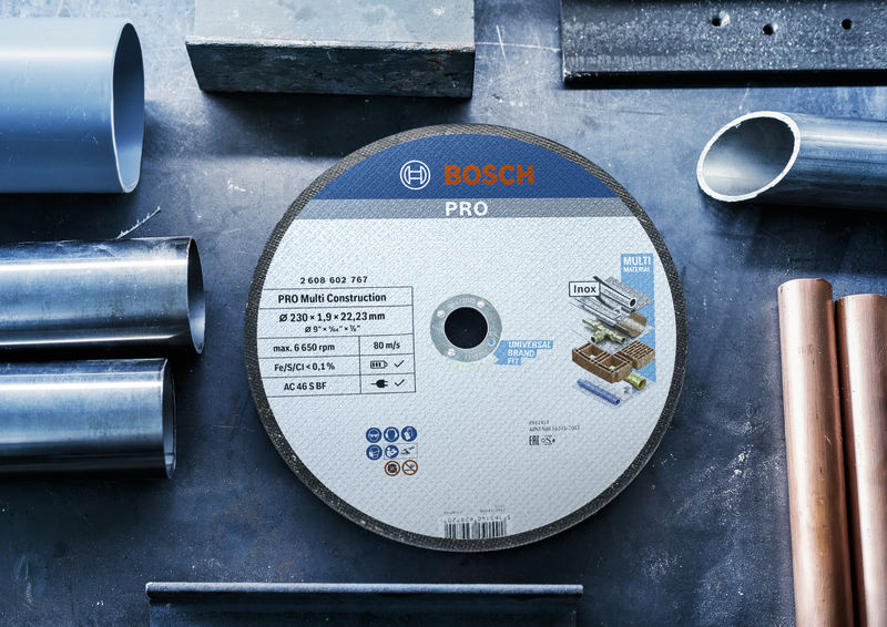 BOSCH PRO Multi Material Trennscheibe, 230 x 1.9 x 22,23 mm