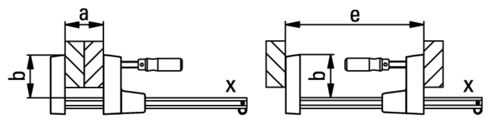 BESSEY Leichte Korpuszwinge UniKlamp UK BESSEY Leichte Korpuszwinge UniKlamp UK