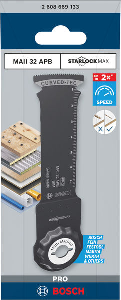 BOSCH PRO MAII 32 APB Blatt für Multifunktionswerkzeuge, 32 x 80 mm