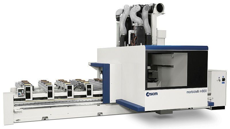 SCM CNC-gesteuertes Bearbeitungszentrum M800 Author Morbidelli