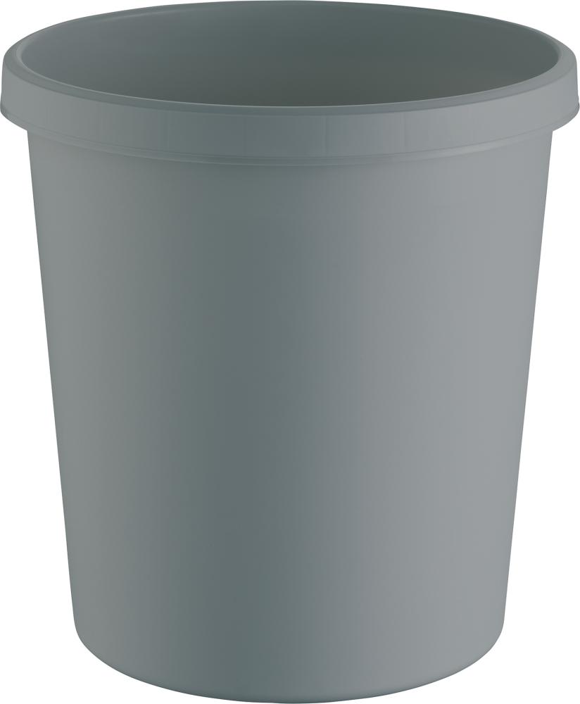 HELIT Papierkorb 18 l lichtgrau331mm recycling K-Stoff