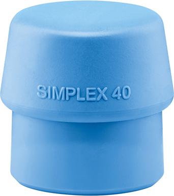 HALDER Simplex-Einsatz TPE-soft, blau, Ø40mm HALDER Simplex-Einsatz TPE-soft, blau, Ø40mm