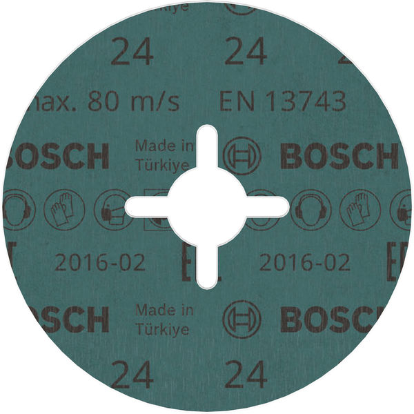 BOSCH PRO R574 Fiberscheibe, 115 mm, G24 BOSCH PRO R574 Fiberscheibe, 115 mm, G24