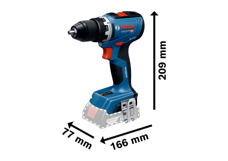 BOSCH Akku-Bohrschrauber GSR 18V-65
