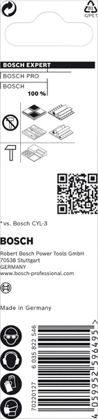 BOSCH EXPERT CYL-9 Multi Construction Bohrer, 6.5x200x250 mm BOSCH EXPERT CYL-9 Multi Construction Bohrer, 6.5x200x250 mm