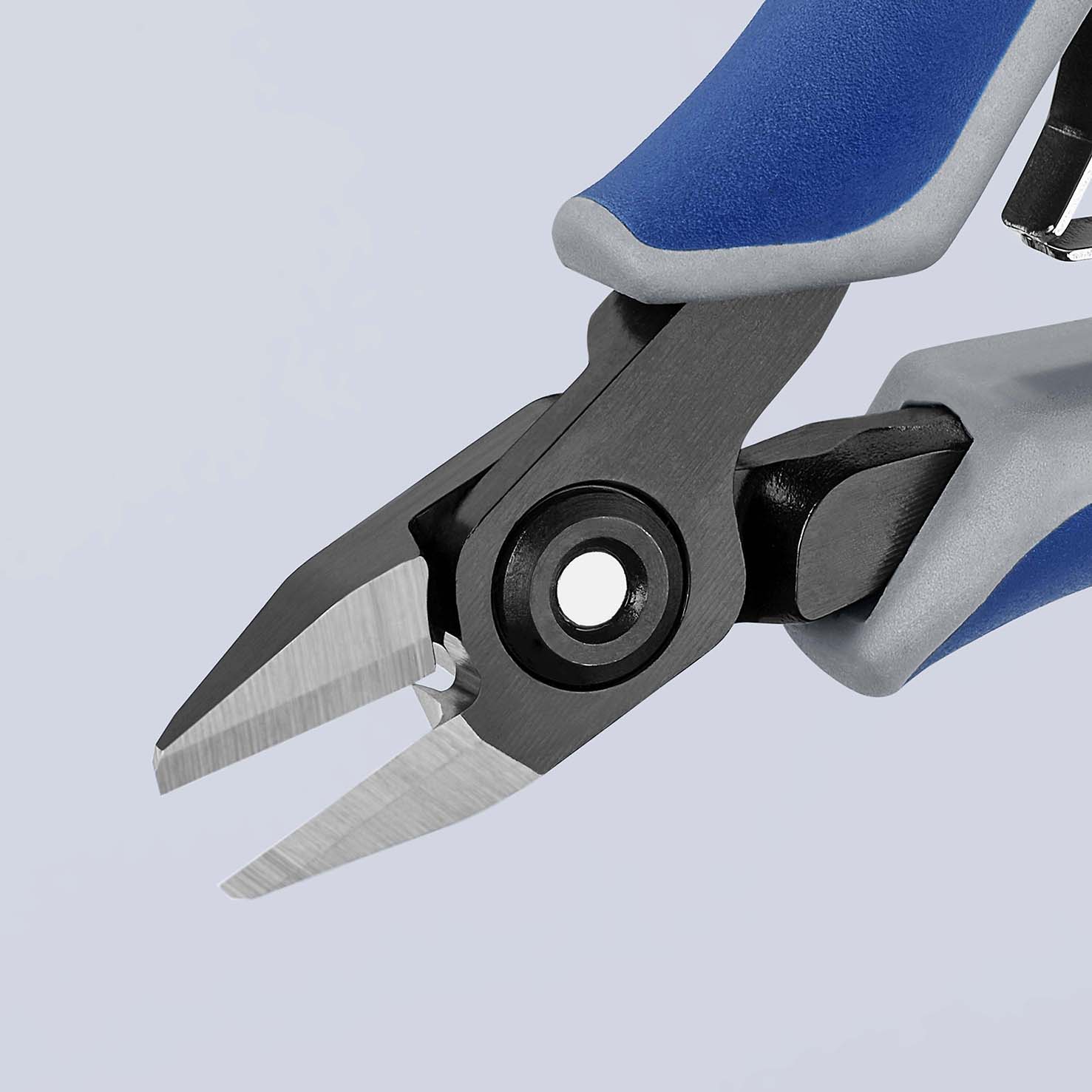 KNIPEX KNIPEX 79 42 125 Z Präzisions-Elektronik-Seitenschneider 125 mm brüniert mit Mehrkomponenten-Hüllen poliert