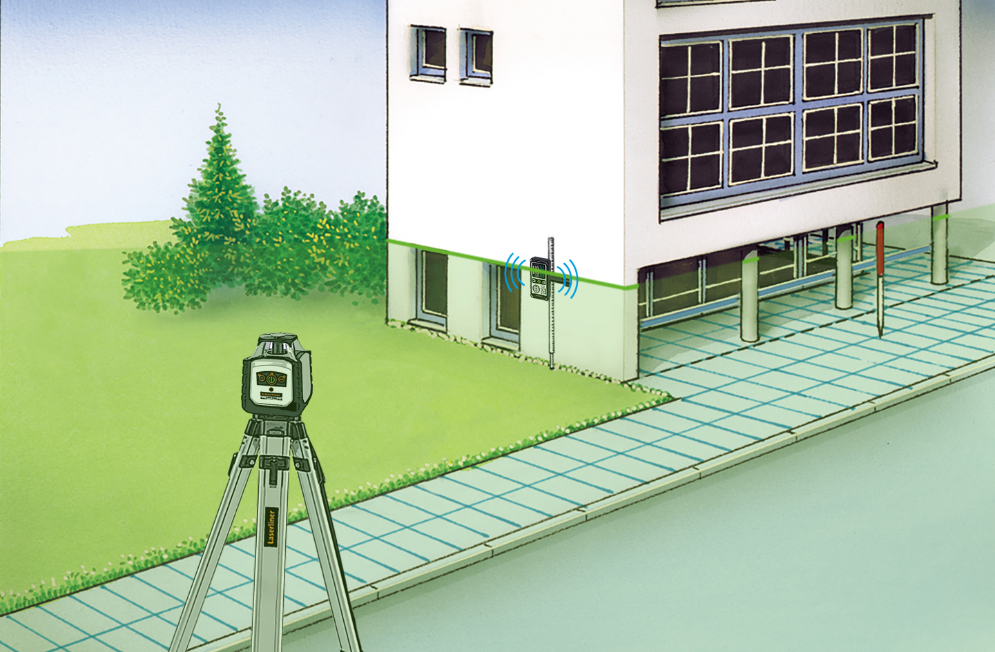 LASERLINER Alu-Leichtstativ 165 cm